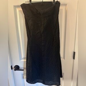 Gap Black Strapless Dress